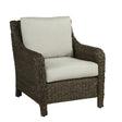 Living Accents Rochdale Brown Wicker Frame Chair Gray