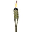 TIKI Easy Pour Brown Bamboo 57 in. Classic Weave Outdoor Torch 1 pc