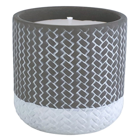 Trendspot Assorted Ceramic 4 in. H Reed Citronella Candle