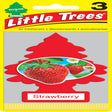 Little Trees Red Strawberry Air Freshener 3 pk