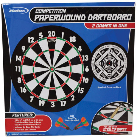 Halex Dartboard Set Metal/Steel Black