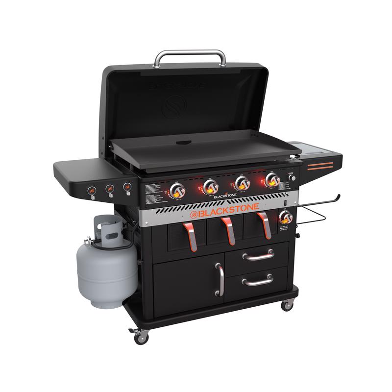 Blackstone Patio Series 5 Burner Liquid Propane Outdoor Griddle Black