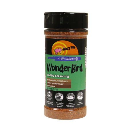 Dizzy Pig Wonder Bird Tangy/Citrusy BBQ Rub 8 oz