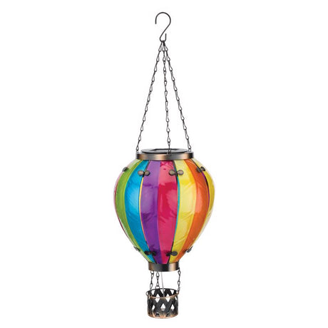 Regal Art & Gift Multicolored Glass/Metal 23.5 in. H Balloon Rainbow Lantern