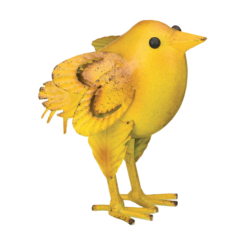 Regal Art & Gift Yellow Metal 4.5 in. H Napa Chick Statue