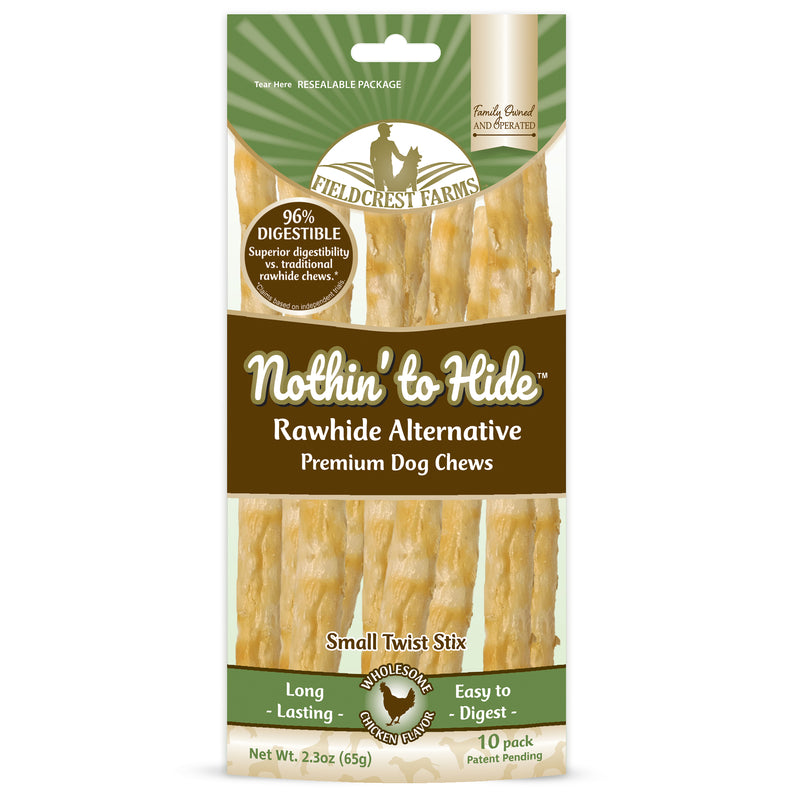 Fieldcrest Farms Nothin' to Hide Chicken Grain Free Chews For Dogs 10 pk