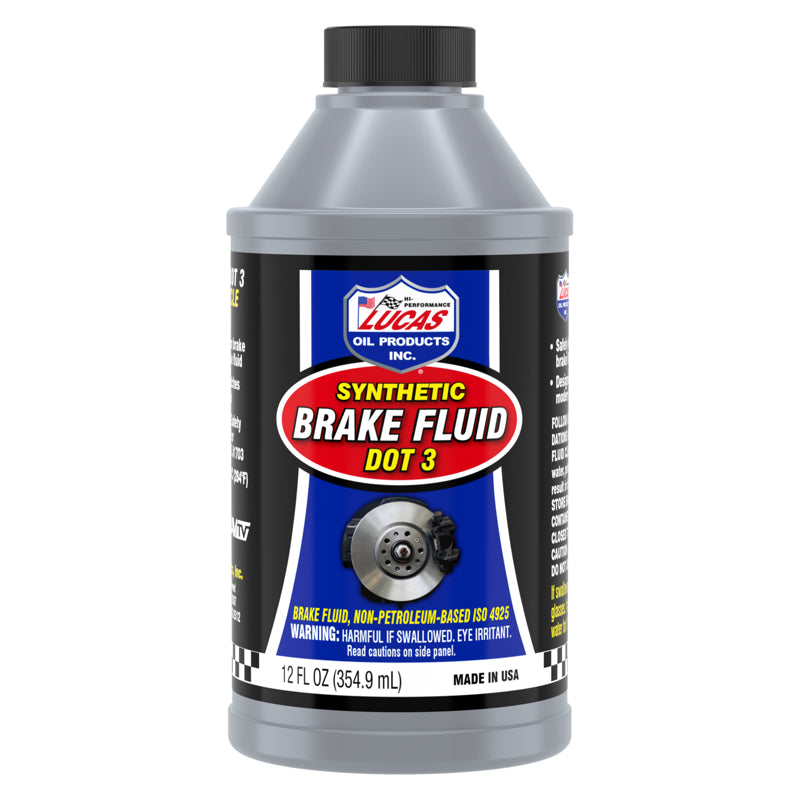 Lucas Oil Products DOT 3 Brake Fluid 12 oz