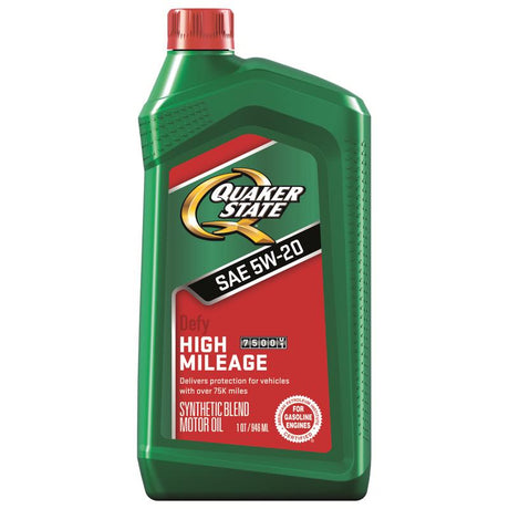 Quaker State Defy 5W-20 Gasoline Synthetic Blend Motor Oil 1 qt 1 pk