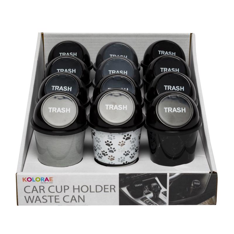 Kolorae Assorted Car Cup Holder Waste Can 1 pk