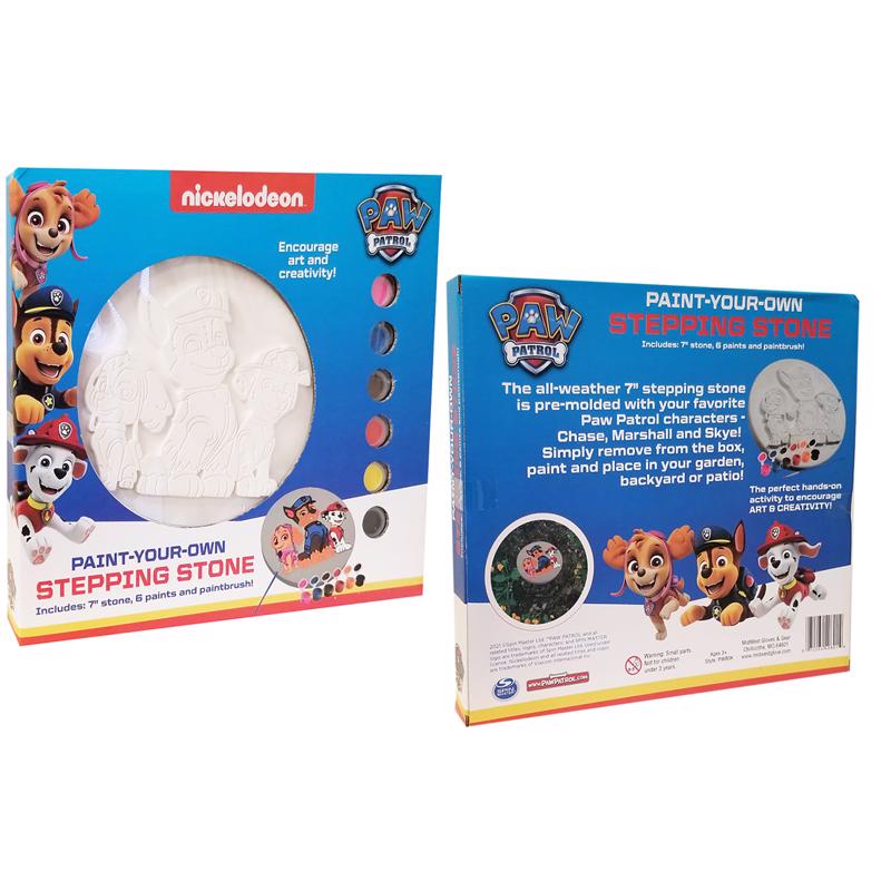 Midwest Quality Gloves Nickelodeon Multicolored Ceramic 2 in. H Paw Patrol Stepping Stone