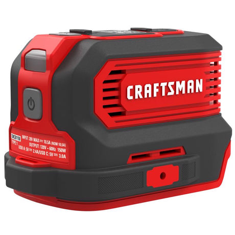 Craftsman V20 20 V 150 W 1 outlets Power Inverter