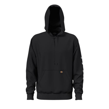 Dickies XXL Long Sleeve Men's Hooded Safety Sweatshirt Black