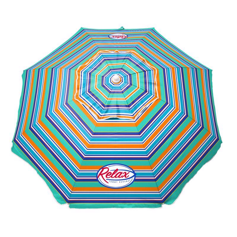 Tommy Bahama Tilt 6 ft. Tiltable Multicolor Beach Umbrella