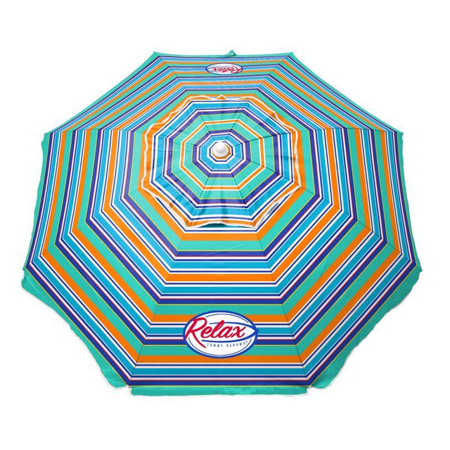 Tommy Bahama Tilt 6 ft. Tiltable Multicolor Beach Umbrella