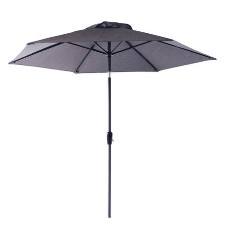 Living Accents Pacifica 9 ft. Tiltable Black Patio Umbrella