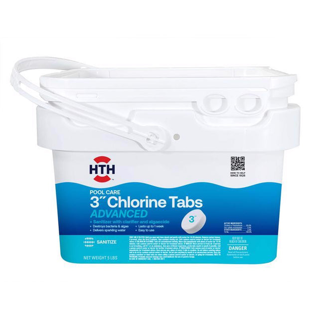 HTH Pool Care Tablet Chlorinating Chemicals 5 lb