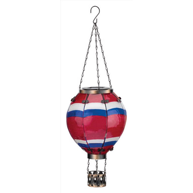 Regal Art & Gift Multicolored Glass/Metal 23.5 in. H Hot Air Balloon Lantern