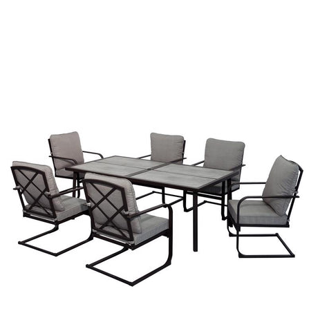 Living Accents Lakehurst 7 pc Steel Dining Set