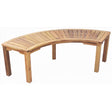 Garden Fire Pit Brown Wood Classic Bench 1 each