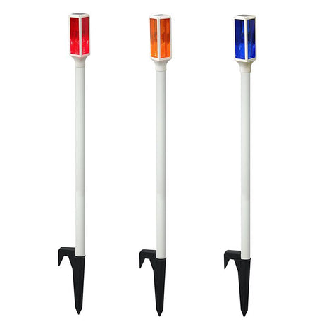 Alpine Multicolored Plastic/Resin 42 in. H Driveway Marker Set Outdoor Garden Stake