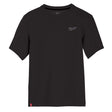 Milwaukee L Short Sleeve Men's Crew Neck Black Hybrid Work Tee Shirt