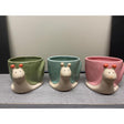 Sullivans Assorted Ceramic 3.5 in. H Snail Planter