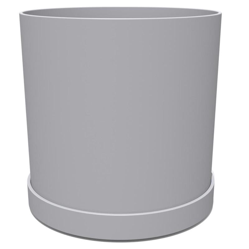 Bloem 9.5 in. H X 10 in. D Resin Mathers Planter Cement