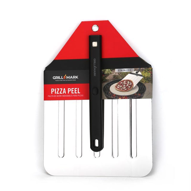 Grill Mark Stainless Steel Black/Silver Pizza Peel 1 pk