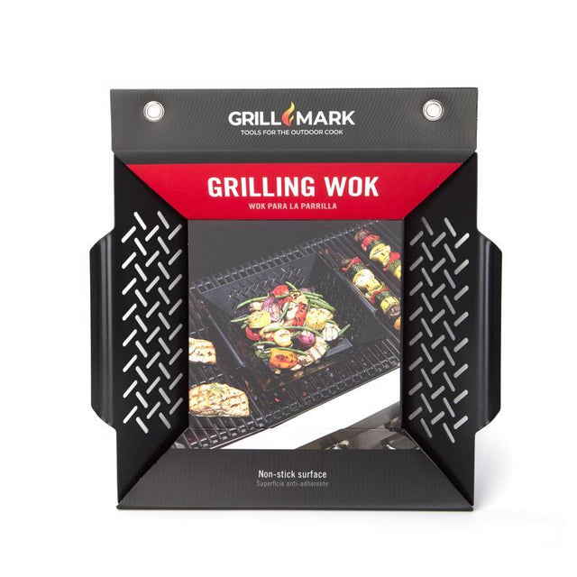 Grill Mark Steel Wok Topper 12 in. L X 12 in. W 1 pk