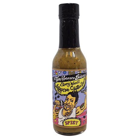 Torchbearer Sauces Danny Wood Jalapeno Cilantro Hot Sauce 5 oz