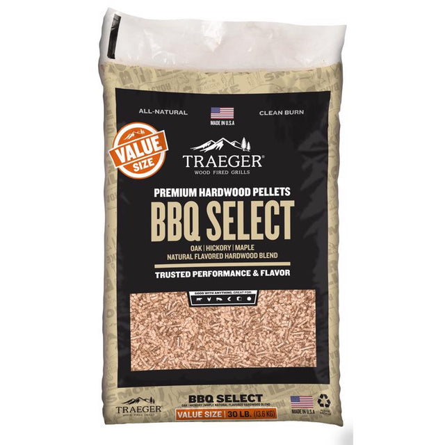 Traeger Select All Natural BBQ Wood Pellet 30 lb