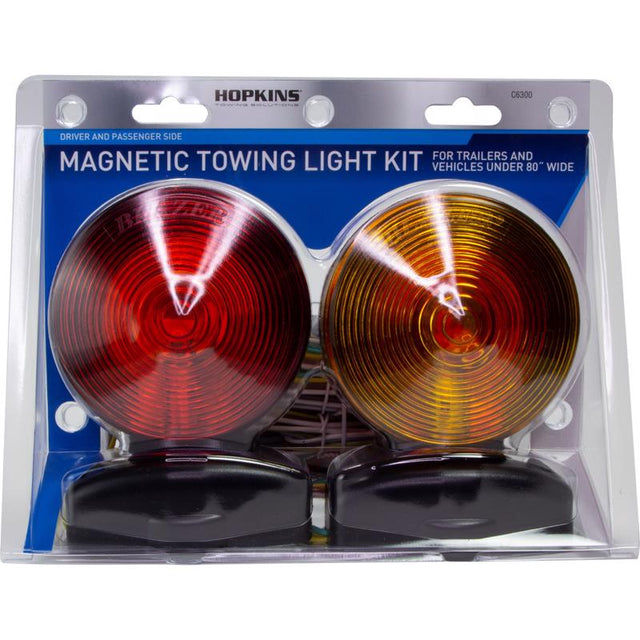 Hopkins Amber/Red Round Towing Light Kit