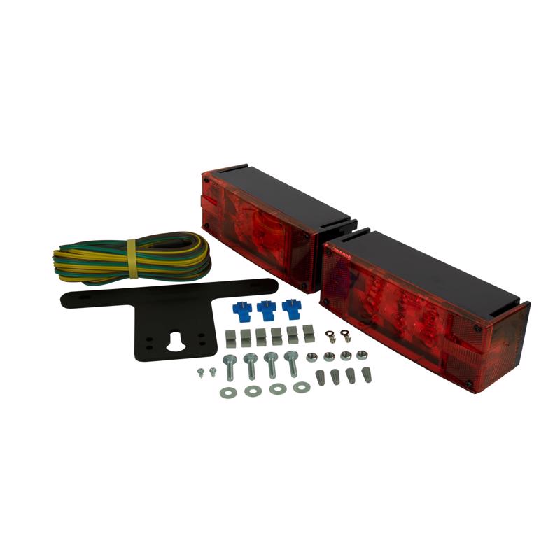 Hopkins Amber/Red Rectangular Trailer Light Kit