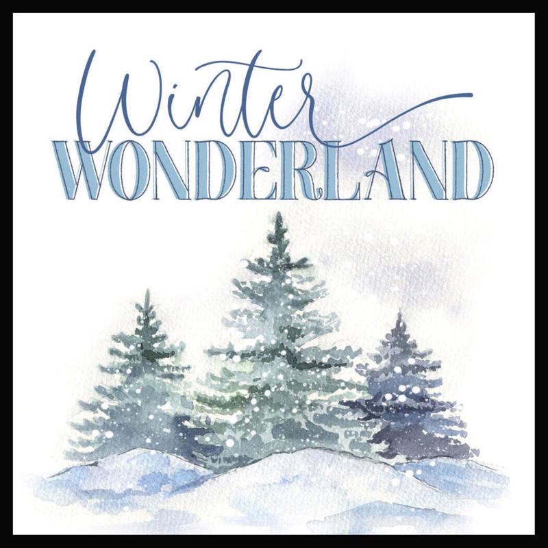 P Graham Dunn Winter Wonderland Sign 11 in.