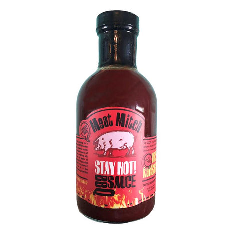 Meat Mitch Stay Hot Spicy BBQ Sauce 19.6 oz