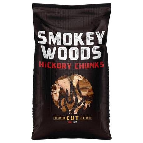 Smokey Woods All Natural Hickory Wood Smoking Chunks 350 cu in