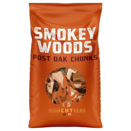 Smokey Woods All Natural Post Oak Wood Smoking Chunks 350 cu in