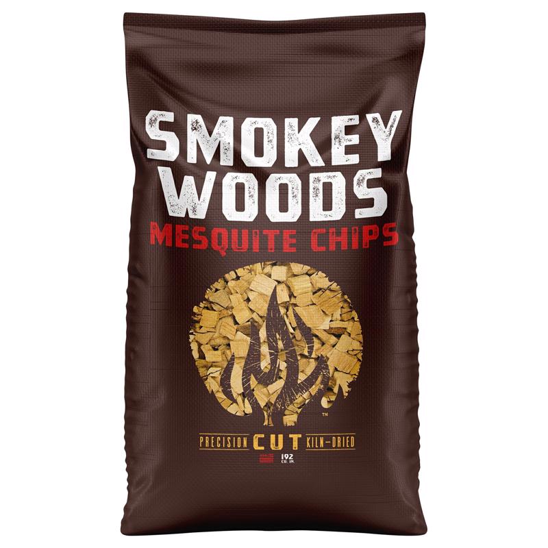 Smokey Woods All Natural Mesquite Wood Smoking Chips 192 cu in