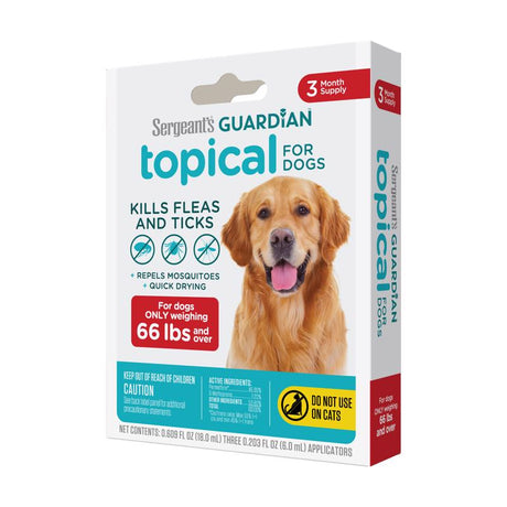 Sergeants Liquid Dog Flea and Tick Drops Permethrin,  S-methoprene 0.61 oz