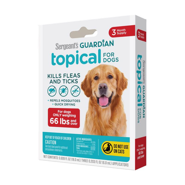 Sergeants Liquid Dog Flea and Tick Drops Permethrin,  S-methoprene 0.61 oz