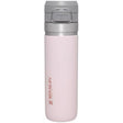 Stanley The Quick Flip 24 oz Double Wall Vacuum Insulation Rose Quartz BPA Free Insulated Bottle