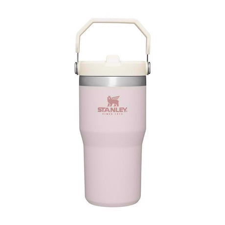 Stanley The IceFlow 20 oz Double-wall Vacuum Rose Quartz BPA Free Insulated Straw Tumbler
