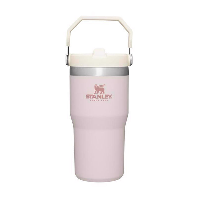 Stanley The IceFlow 20 oz Double-wall Vacuum Rose Quartz BPA Free Insulated Straw Tumbler