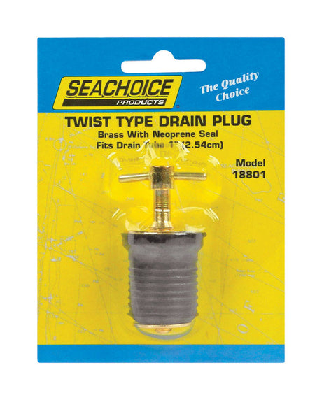 Seachoice Brass 6.8 in. L X 1 in. W Drain Plug