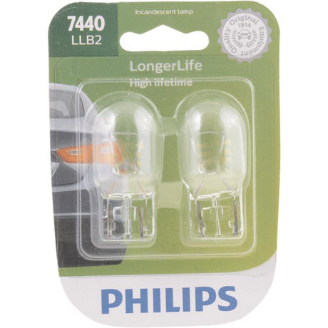 Philips LongerLife Incandescent Back-Up/Cornering/Stop/Turn Miniature Automotive Bulb 7440LLB2