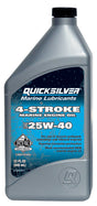 Quicksilver Marine Lubricants 25W-40 4-Cycle Outboard Motor Oil 32 oz 1 pk