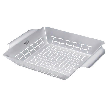 Weber Stainless Steel Grill Basket 13.8 in. L X 11.8 in. W 1 pk