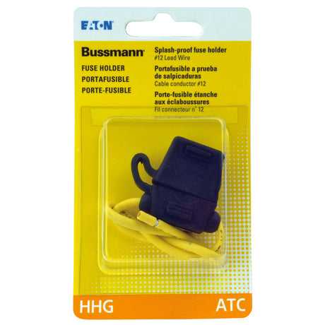 Bussmann 30 amps ATC Black Fuse Holder with Cover 1 pk