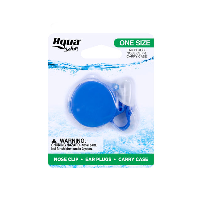 Aqua Swim Assorted Rubber Ear Plugs and Nose Clip