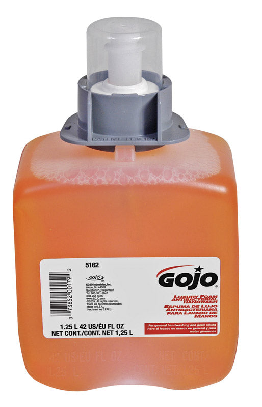 Gojo Orange Blossom Scent Antibacterial Foam Hand Soap Dispenser Refill 42 oz